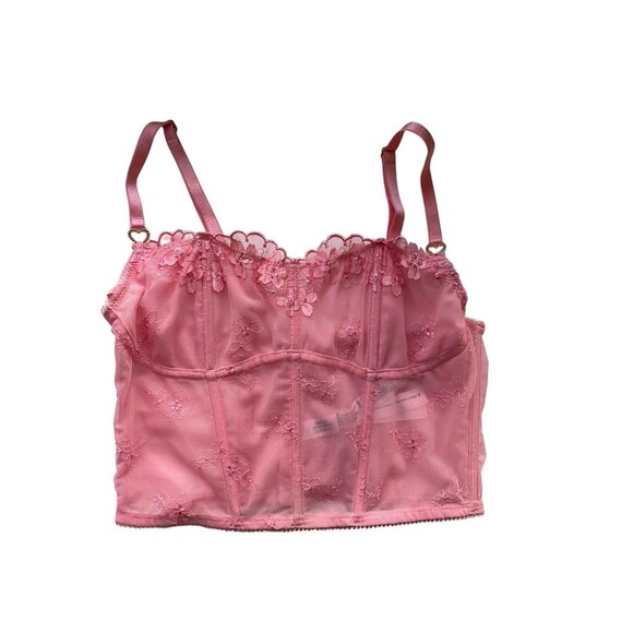 Victorias Secret Dream Angels Corset Top Size S Pink Coquette Fairy Romantic Y2K - Picture 11 of 16